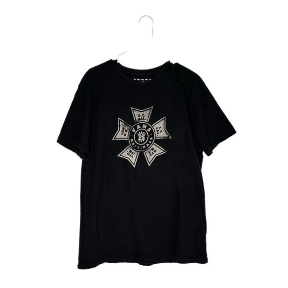 VANS "Off the Wall" Black Men's T-shirt, Large, Pre-owned - Picture 2 of 6